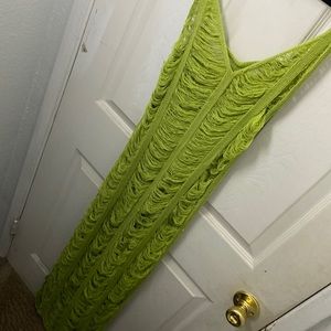 Green Swim Cover Up